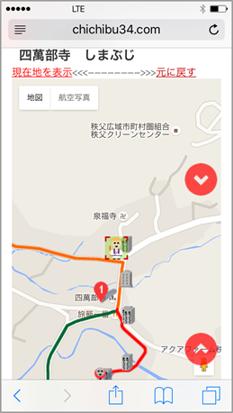 巡礼地図第1番付近の画像