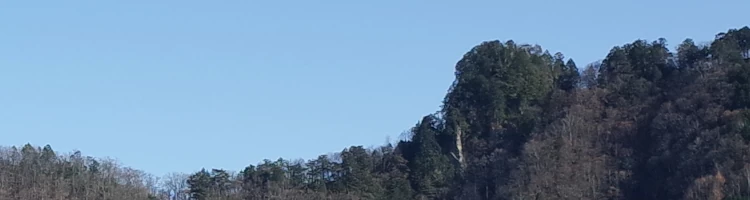 三峯神社奥宮の遠景モバイル用画像